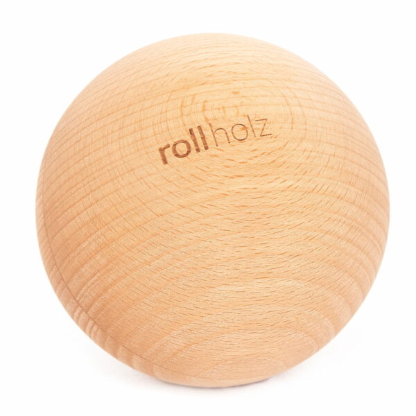 Faszienball aus Holz - rollholz Massagekugel 10 cm Buche