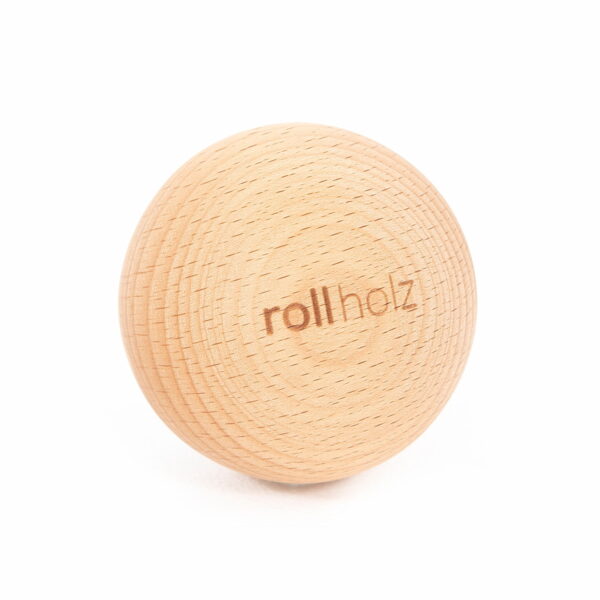 Faszienball aus Holz - rollholz Massagekugel 7 cm Buche