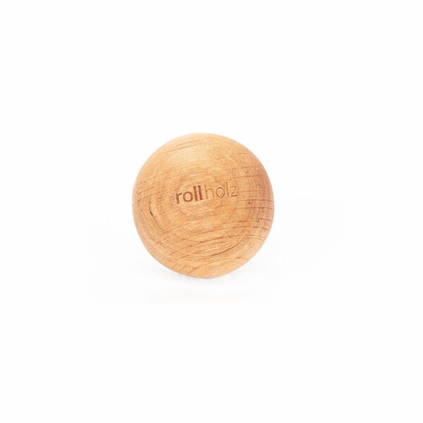 Faszienball aus Holz - rollholz Massagekugel 4 cm Erle