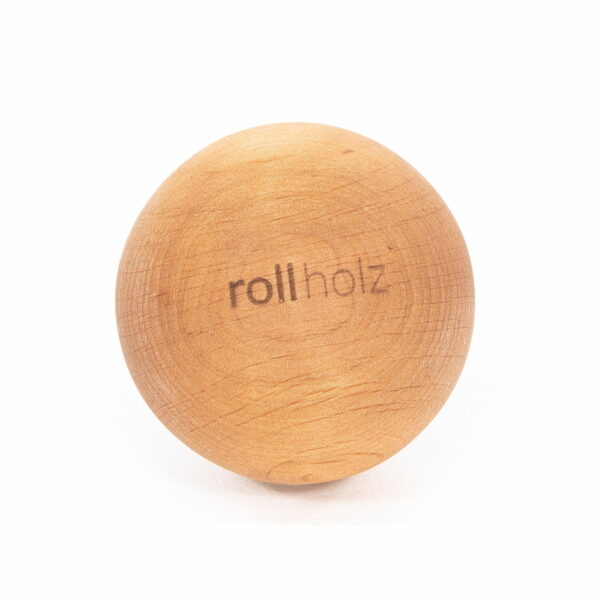 Faszienball aus Holz - rollholz Massagekugel 7 cm Erle