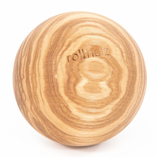 Faszienball aus Holz - rollholz Massagekugel 10 cm Esche