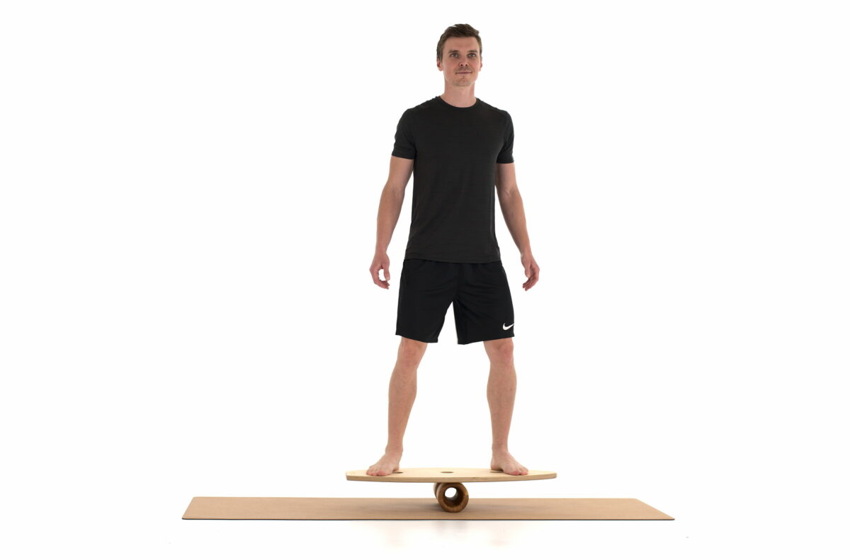 Balance Training mit dem Balance Board von rollholz