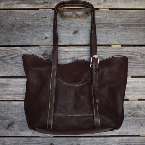 Hannahs Ledermanufaktur Shopper „Pauline“ braun