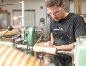 Produktion styleholz Handarbeit