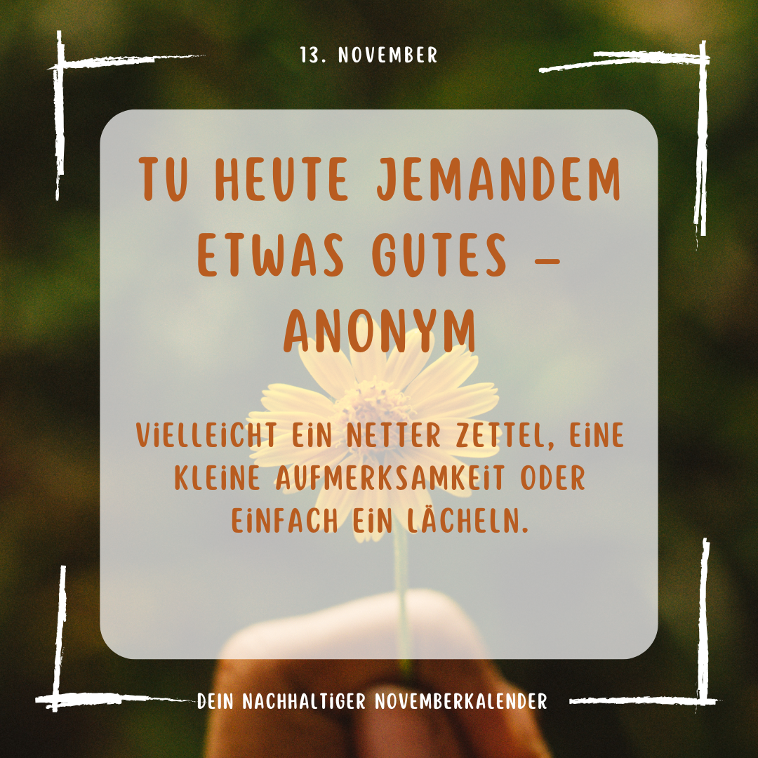 13. November 2025 Novemberkalender