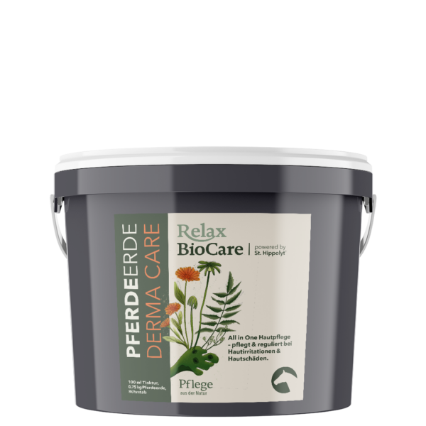 Relax-BioCare Pferdeerde Derma Care 0,75 kg Eimer mit Tinktur