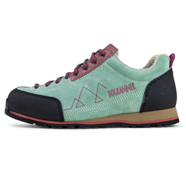 Doghammer Ginja Rock Wool in mint, Zustiegsschuh, Seitenansicht