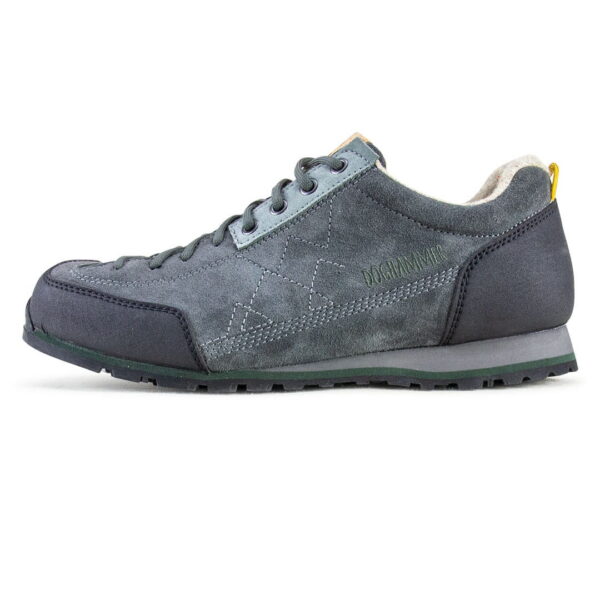 Doghammer Ginja Rock Wool in darkgrey, Zustiegsschuh, Seitenansicht