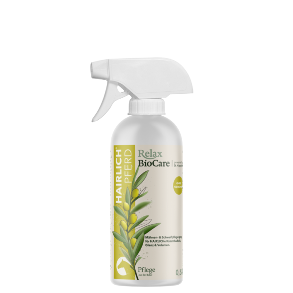 Relax-BioCare Hairlich Pferd Mähnen- und Schweifpflegespray 500 ml Sprühflasche