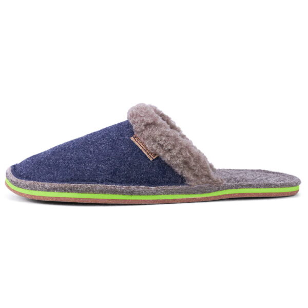 Doghammer Hütte Zua in indigo, Hüttenschuh, Seitenansicht