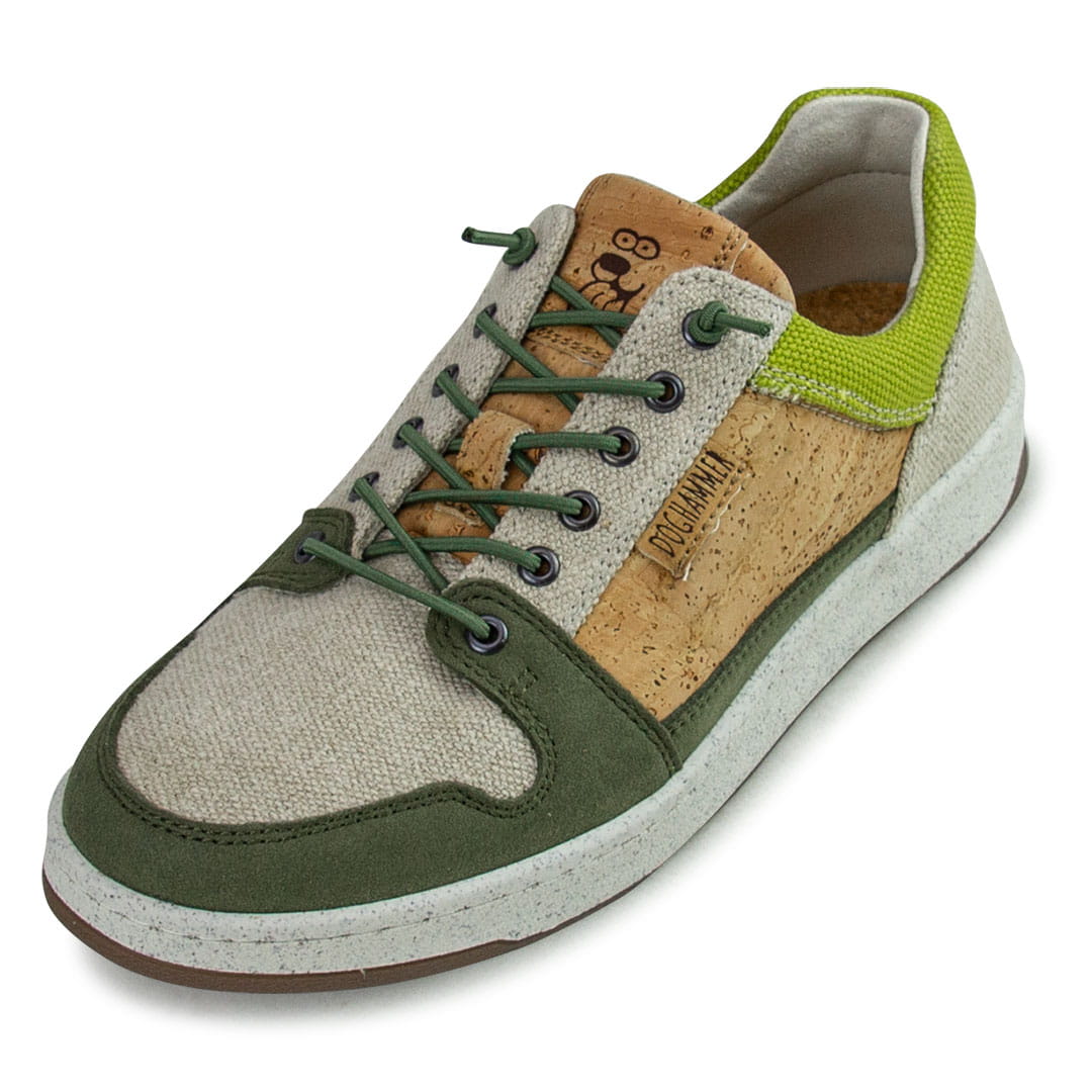 9124141-natural-commuter-oli-oben-1080.jpg Doghammer Natural Commuter Vegan in Oli, veganer Sneaker, Draufsicht