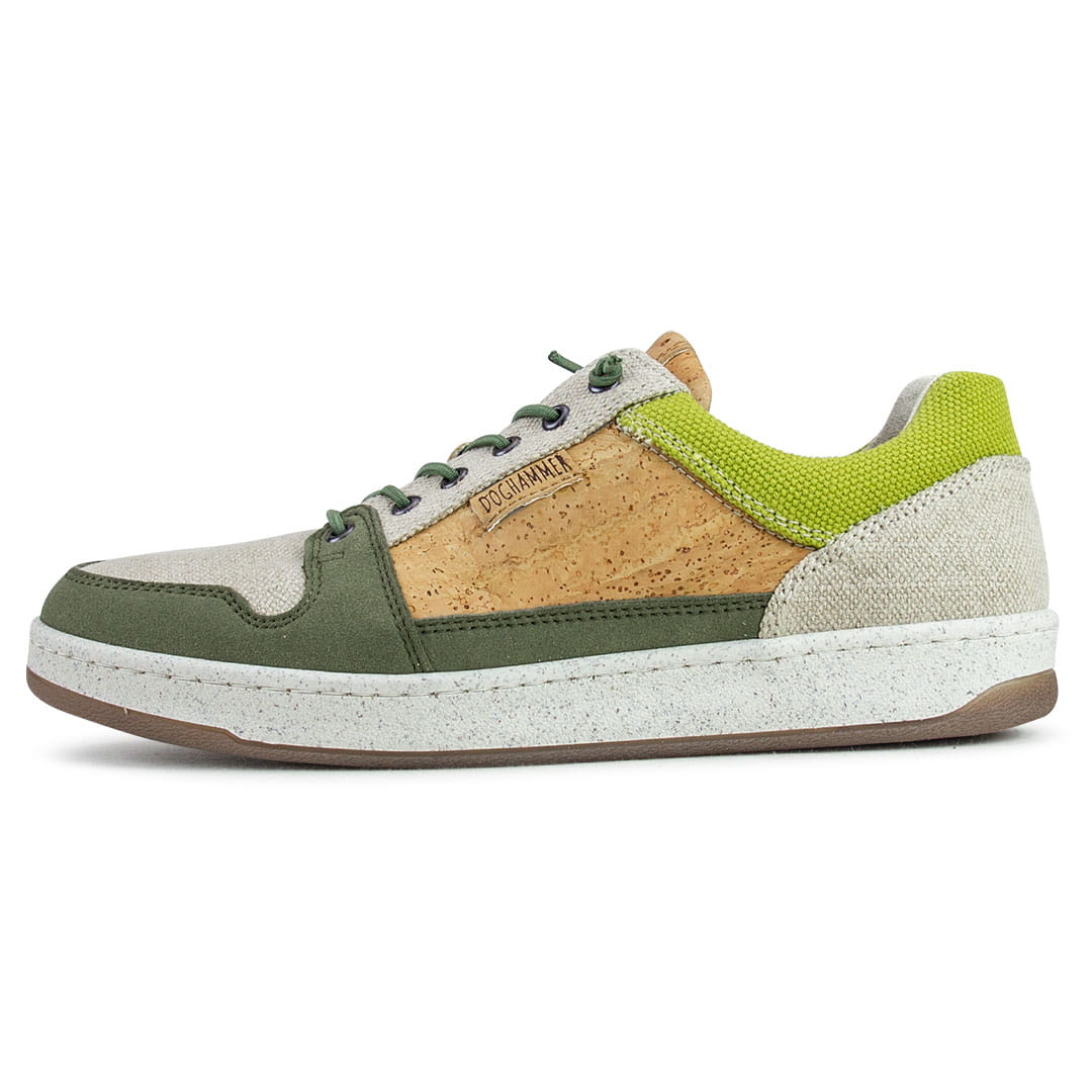 9124141-natural-commuter-oli-seitlich-1080.jpg Doghammer Natural Commuter Vegan in Oli, veganer Sneaker, Seitenansicht