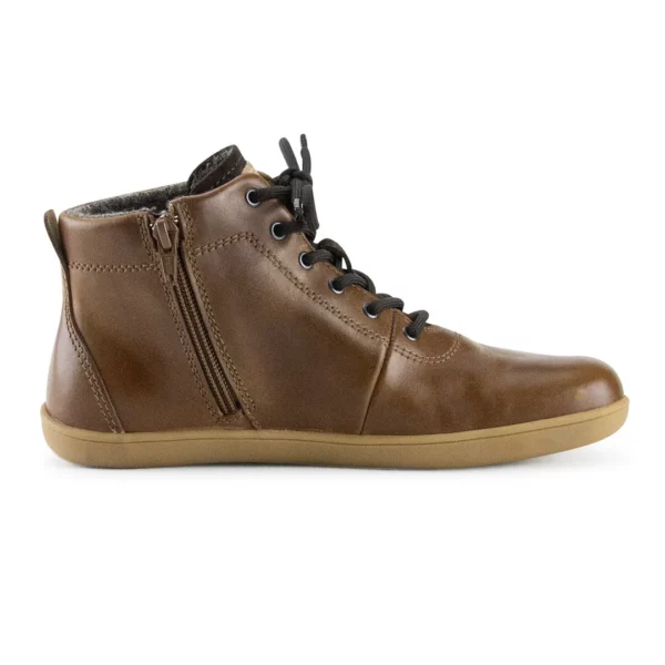 Doghammer Terrar Leather High WP in brown, wasserdichter Barfußschuh, Innenseite