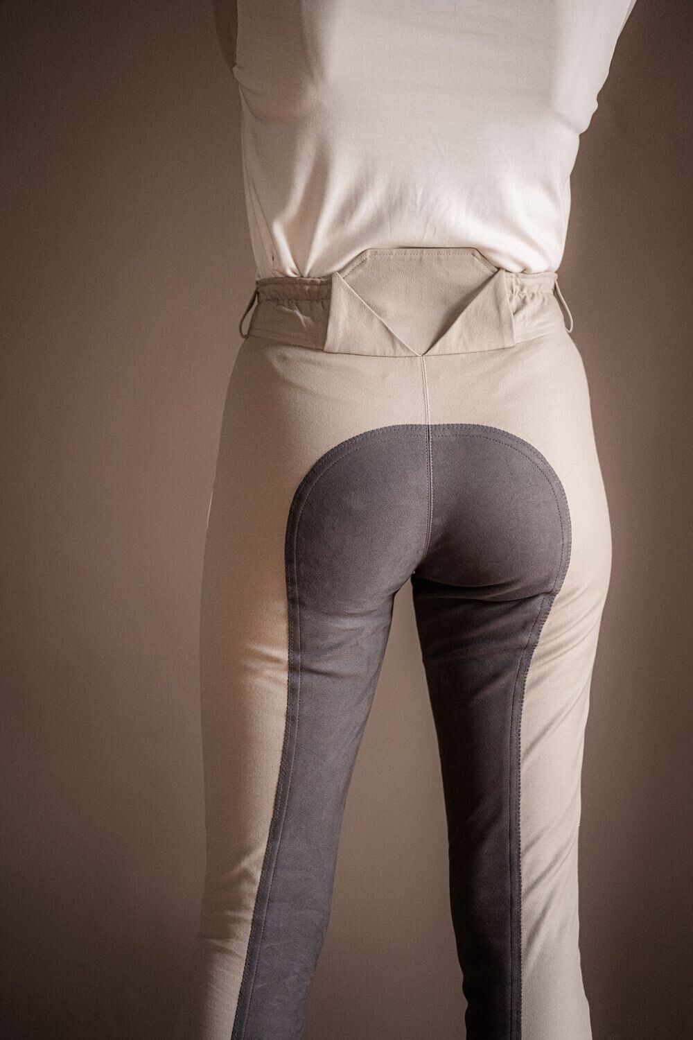 CENTAURALSTUDIO twobreeches TARIFA sand Reithose vollbesatz hinten CENTAURALSTUDIO twobreeches TARIFA sand Reithose vollbesatz hinten