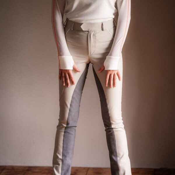CENTAURALSTUDIO twobreeches TARIFA sand Reithose vorne