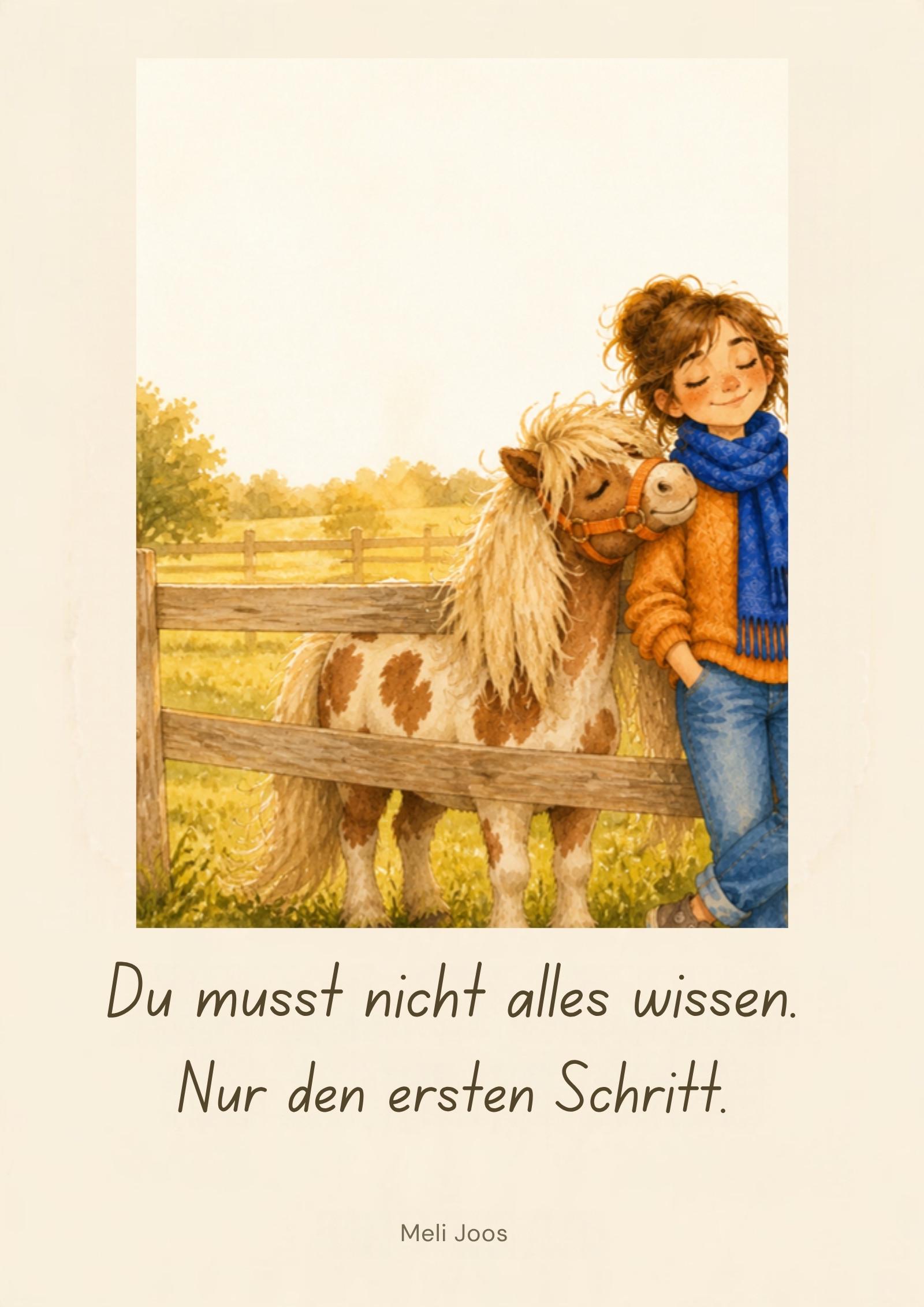 il_fullxfull.8737820927_a0z4.jpg Drei Mutmacher-Poster zum Ausdrucken im Aquarellstil mit Frau, Hund und geschecktem Pony